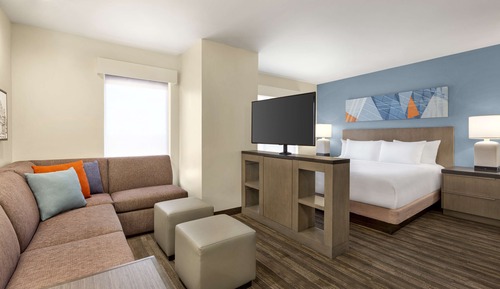 Suite estudio, 1 cama de matrimonio grande con sofá cama