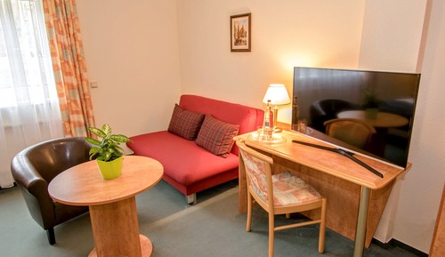 Habitación Confort doble, 1 cama doble con sofá cama