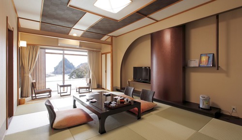 Habitación tradicional, no fumadores, vistas al mar (Tatami with Private Open-air bath,HB)
