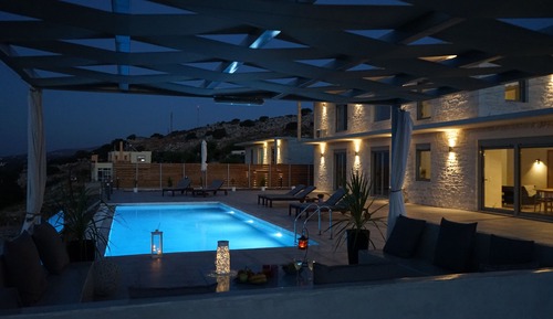Villa panorámica, 3 habitaciones, piscina privada, vistas al mar (West)