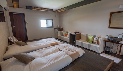 Habitación tradicional, vistas al mar, en esquina (Japanese-style, Upper Floor)