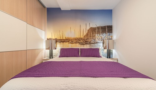 Apartamento, balcón, vistas a la piscina