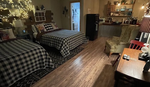 Habitación doble superior, 2 camas de matrimonio, cocina básica