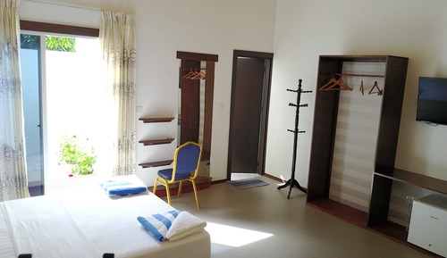 Habitación estándar doble, 1 cama doble, en la zona del jardín