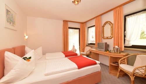 Habitación básica doble, 1 cama doble, no fumadores, balcón