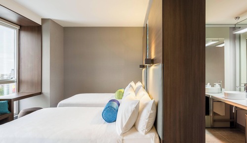 Habitación, 2 camas de matrimonio, no fumadores, vistas al río