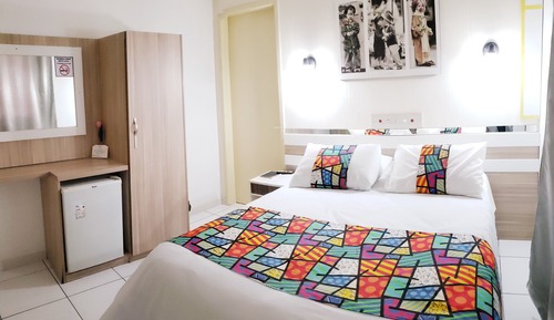 Habitación con 1 cama doble o 2 individuales, 1 cama doble o 2 individuales