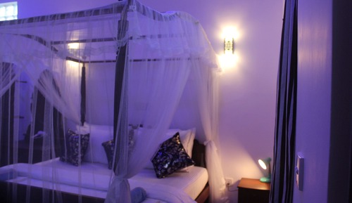 Habitación Deluxe doble, 1 cama de matrimonio grande, fumadores, vistas al jardín