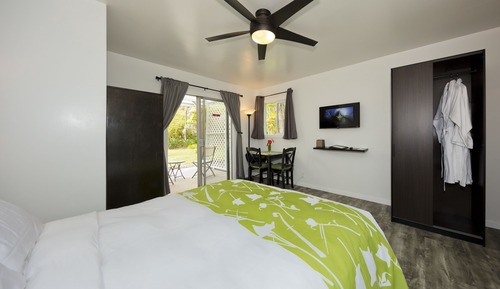 Habitación Deluxe doble, 1 cama de matrimonio, patio, vistas al jardín