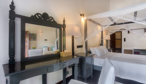 Habitación de lujo doble, 1 cama de matrimonio, baño privado, vistas al mar