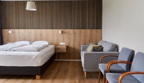Habitación cuádruple estándar, vistas al lago