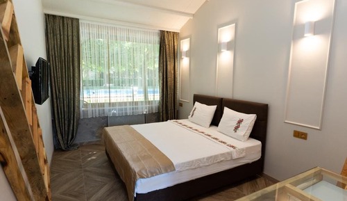 Habitación doble superior, varias camas