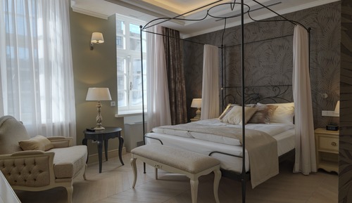Habitación Deluxe doble, 1 cama de matrimonio, vistas a la ciudad
