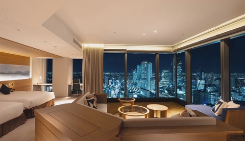Habitación Premium doble, 1 cama de matrimonio grande, no fumadores (Corner,Nagoya Station View)