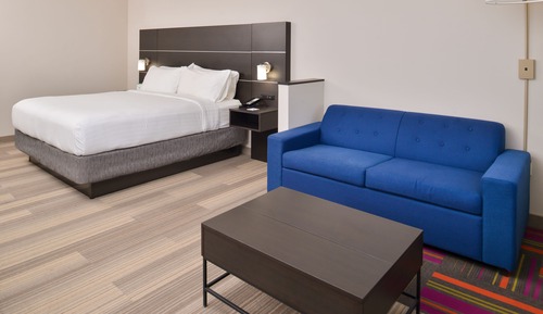 Suite, 1 cama de matrimonio grande con sofá cama (Communications, Accessible Tub)