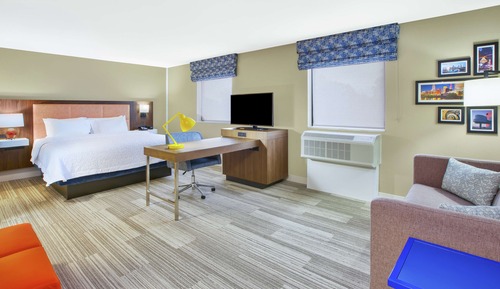 Estudio, 1 cama de matrimonio grande, accesible para personas con discapacidad (Hearing)