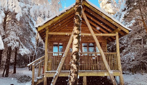 Casa en un árbol, vistas al valle