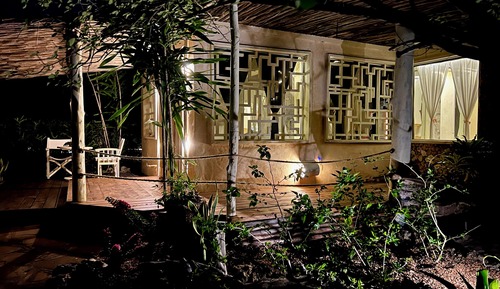 Bungalow, 1 cama de matrimonio grande, vistas al mar