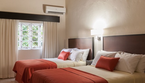 Habitación Premium, 2 camas de matrimonio, frigorífico