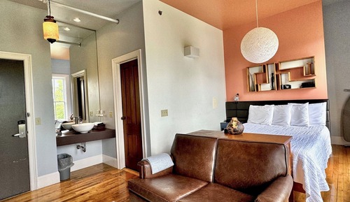 Habitación Deluxe doble, 1 cama de matrimonio, vistas a la ciudad