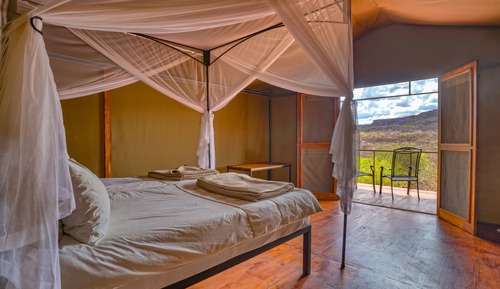 Habitación económica con 2 camas individuales, vistas a la montaña, junto a la montaña