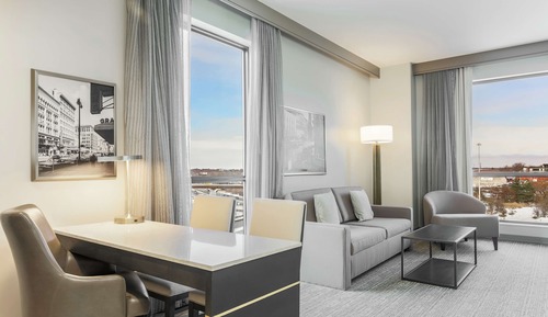 Suite, 2 camas de matrimonio, en esquina