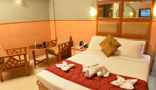 Habitación Deluxe, 1 cama de matrimonio, vistas a la ciudad