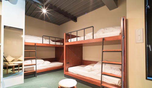 Habitación cuádruple estándar, no fumadores, baño compartido (Bunk)