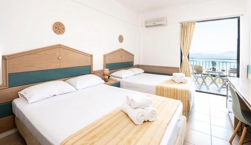 Habitación familiar, vistas al mar