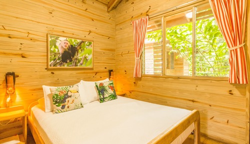 Villa superior, 1 cama de matrimonio, vistas al jardín, en la zona del jardín