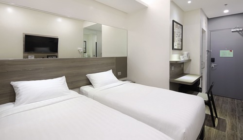 Habitación con 2 camas individuales