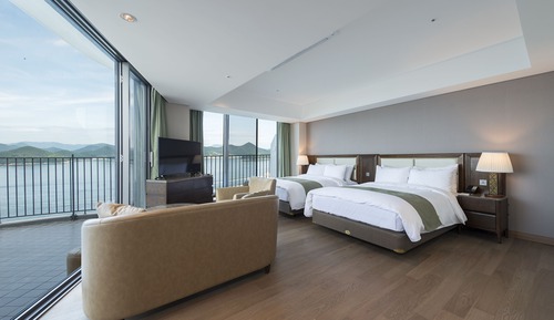 Deluxe Twin Room, Ocean View (No cooking)
