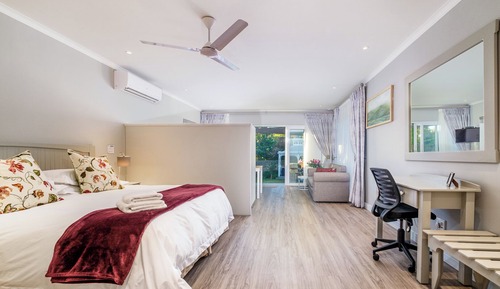 Habitación Deluxe doble, 1 habitación, vistas al jardín