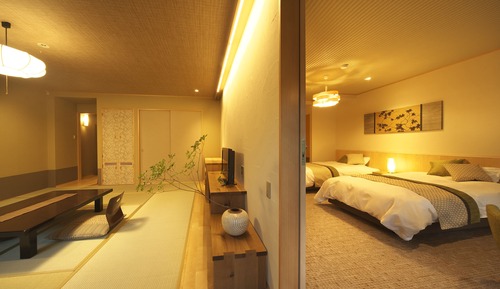 Habitación tradicional, 2 habitaciones, no fumadores (201 Japanese + Western Style 69sqm)