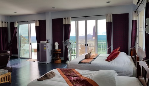 Habitación Deluxe doble, no fumadores, vistas a la montaña