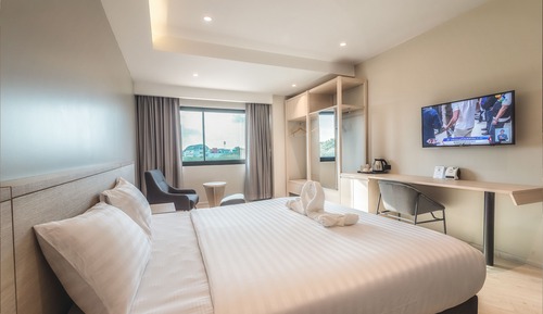 Habitación Deluxe doble, 1 cama de matrimonio grande, no fumadores