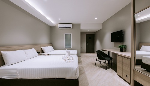 Habitación cuádruple Deluxe, no fumadores (Family Deluxe)