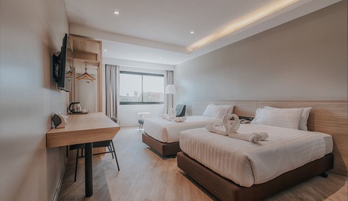 Habitación Deluxe con 2 camas individuales, no fumadores