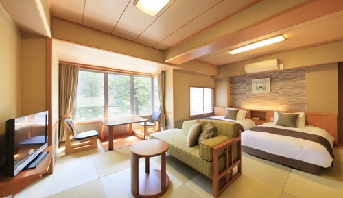 Habitación con 2 camas individuales, no fumadores (Japanese Western Style)