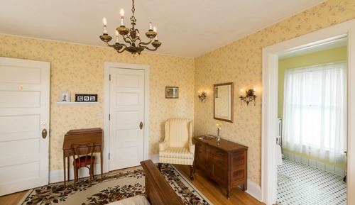 Habitación romántica, 1 cama de matrimonio, vistas al jardín
