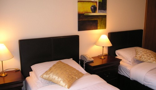 Habitación con 2 camas individuales