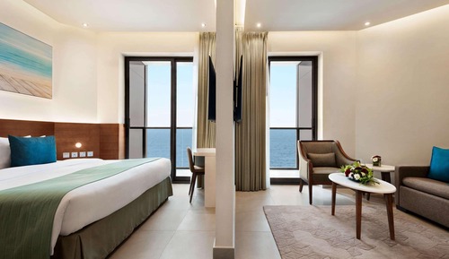 Suite, 1 cama de matrimonio grande, fumadores, vistas al mar