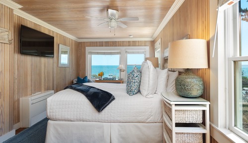 Habitación panorámica doble, 1 cama de matrimonio, vistas al mar