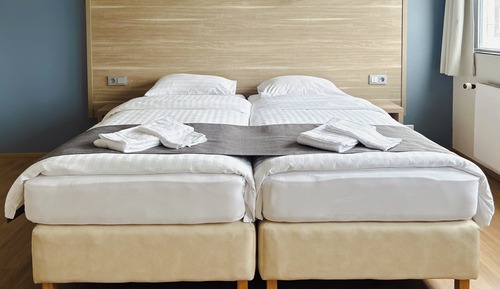 Habitación estándar con 1 cama doble o 2 individuales, baño privado