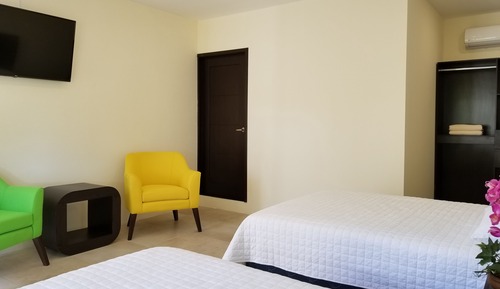 Habitación doble superior, 2 camas dobles