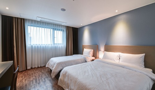 Habitación Deluxe con 2 camas individuales, vistas al mar