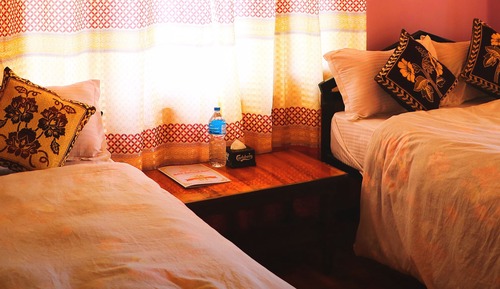 Habitación cuádruple familiar, vistas al jardín