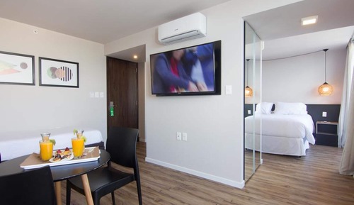 Habitación ejecutiva doble, 1 cama de matrimonio grande, terraza