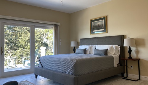 Habitación Deluxe, 1 cama de matrimonio grande, patio, vistas al río