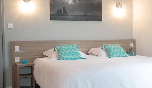 Habitación estándar con 1 cama doble o 2 individuales (Vue sur Colline)